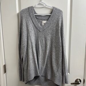 Aerie Light Gray Knit Top